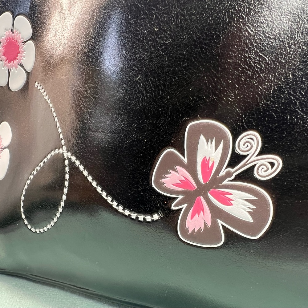 Black Floral Tote Bag - Picture 6 of 9